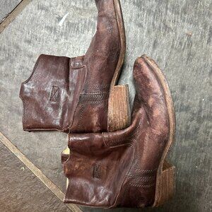 Frye leather ankle boots